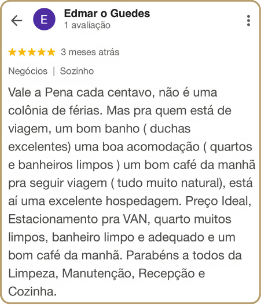 Avaliação de hóspede 10