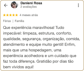 Avaliação de hóspede 12