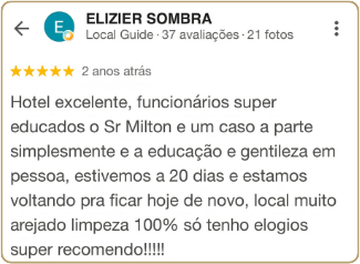 Avaliação de hóspede 13